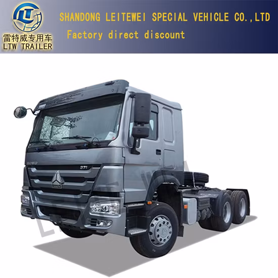 Transporte com suspensão a ar Sinotruk HOWO 40t 380HP Euro2 Euro4 6*4 Mais novo caminhão trator para venda