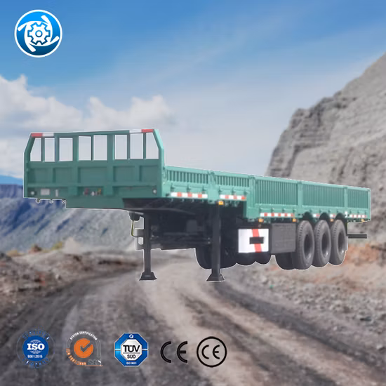 Semirreboque Low Loader Adequado para Transporte de Equipamentos Pesados ​​e Superdimensionados