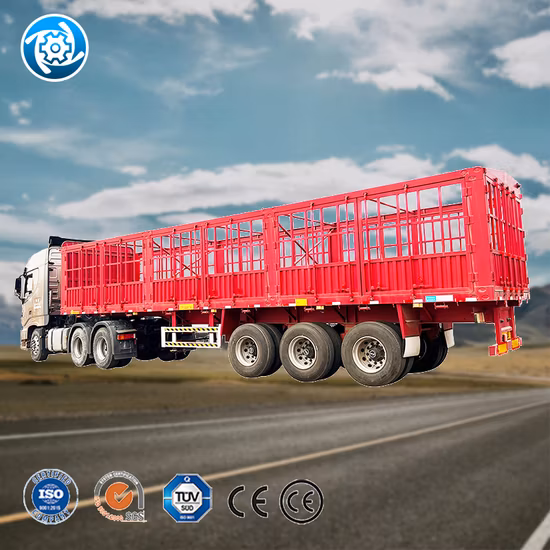 Comprimento ajustável do semi-reboque extensível para o transporte de carga de grandes dimensões